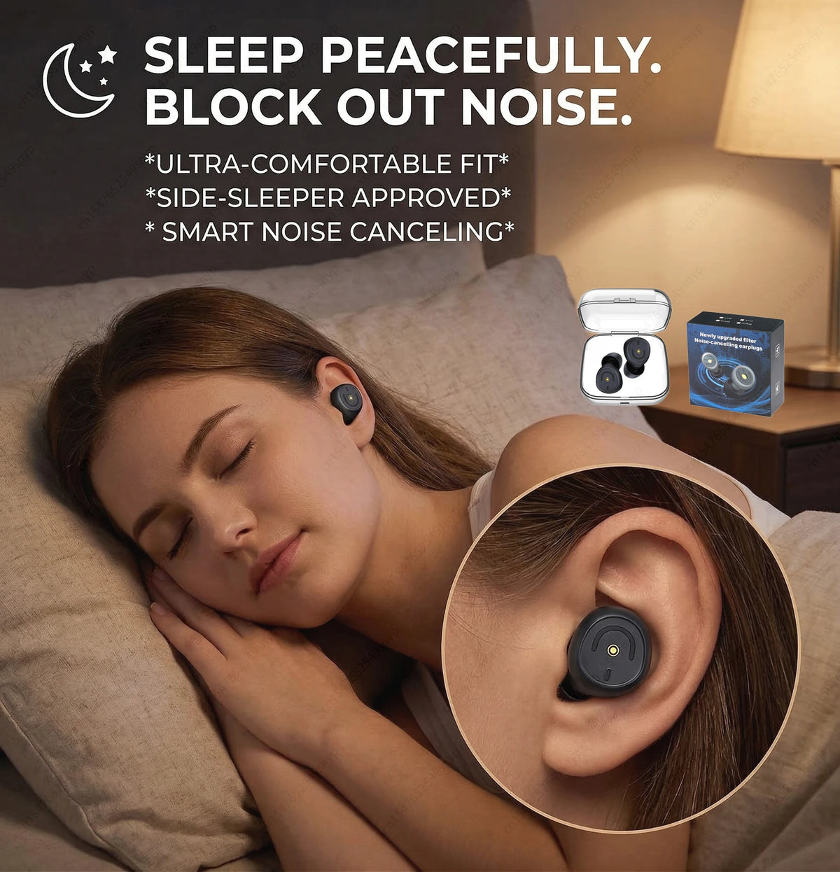 Noctaseal Comfort Earplugs – 50dB noise reducing silicone earplugs