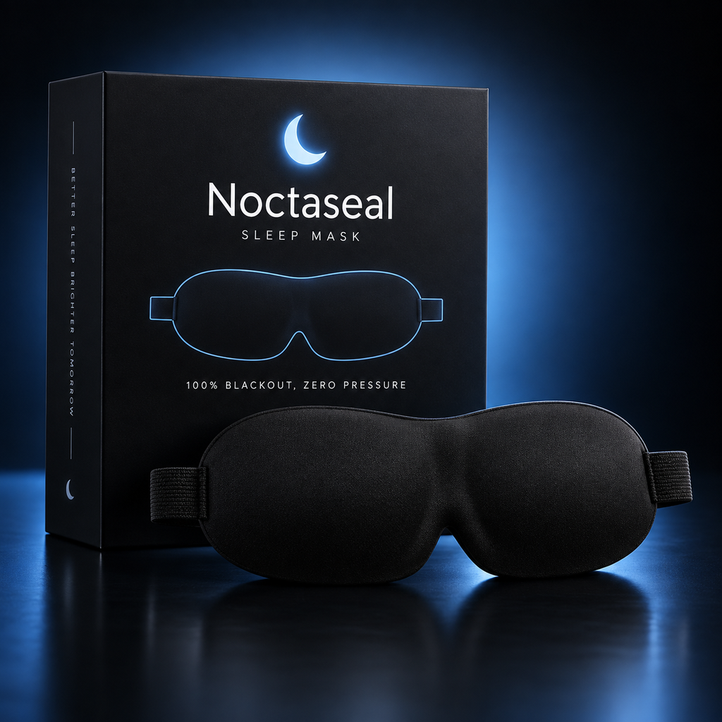 Noctaseal Sleep Mask – 3D Contoured Blackout Eye Mask